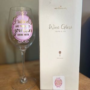 Hallmark Wine Glass